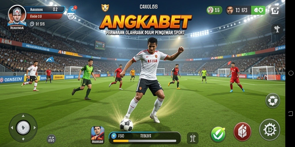 Tampilan permainan seru dalam ANGKABET dengan berbagai mode olahraga.