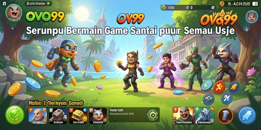 Screenshot gameplay OVO99 yang seru dan mengasyikkan.